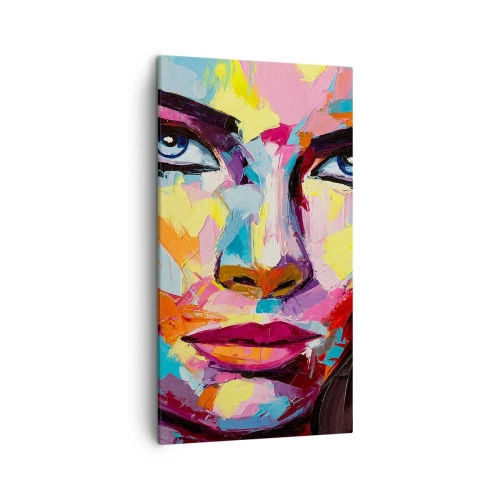 Tablou pe pânză - Un suflet plin de culoare - 45x80 cm