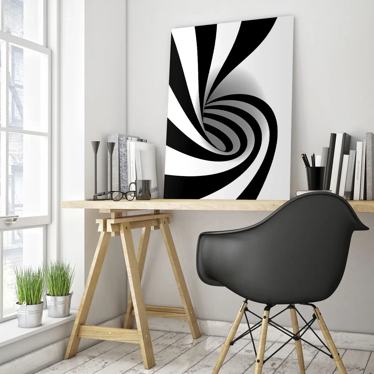 Tablou pe sticlă - Și totuși se mișcă - 50x70 cm