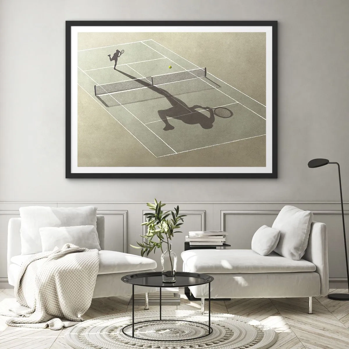 Poster în ramă neagră - Învinge-te pe tine însuți - 70x50 cm