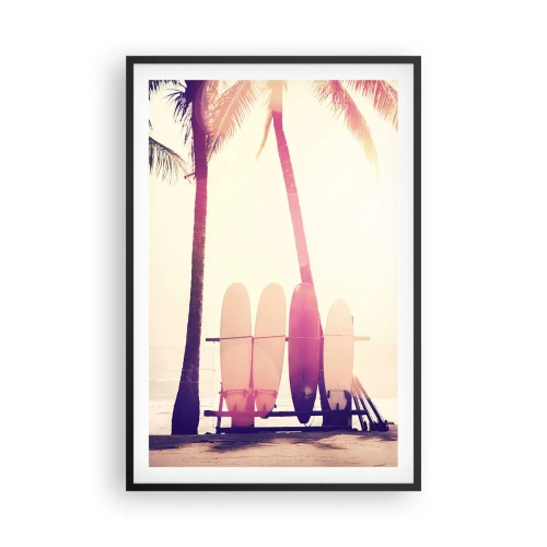 Poster în ramă neagră - Va fi o zi minunată - 61x91 cm