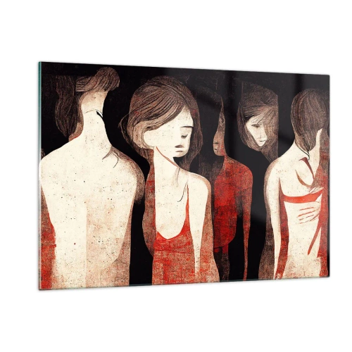 Tablou pe sticlă - Madonele întunericului - 120x80 cm