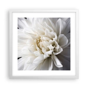 Poster în ramă albă - Dimineața miresei - 40x40 cm