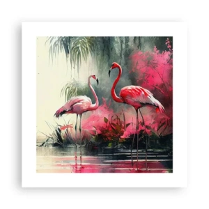 Poster - O lecție de farmec natural - 40x40 cm