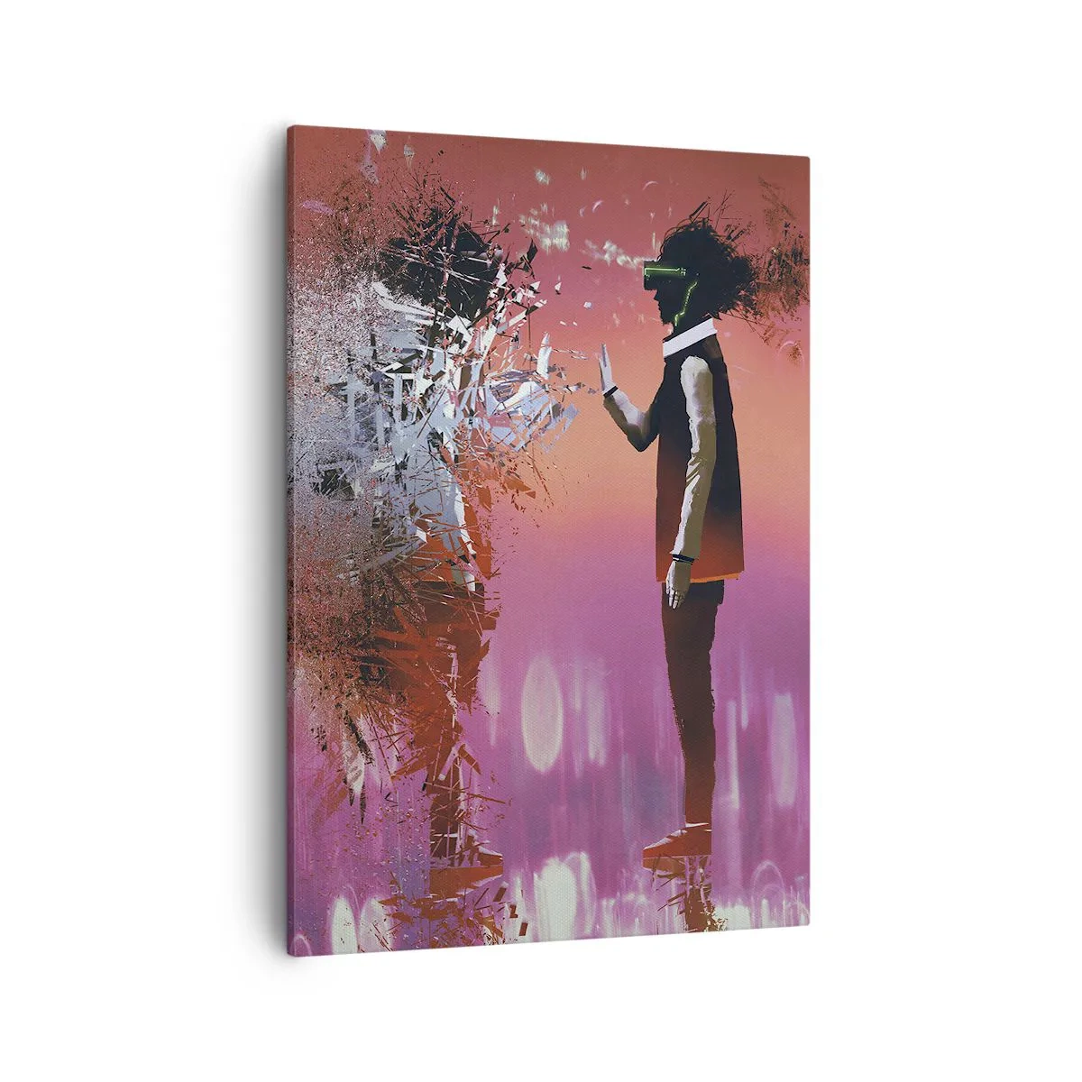 Tablou pe pânză - Este posibil să privești în interiorul tău? - 50x70 cm