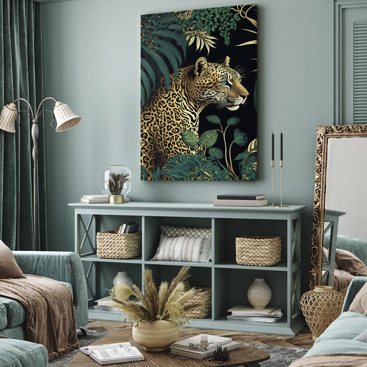 Tablou pe pânză - Domnitorul junglei - 50x70 cm