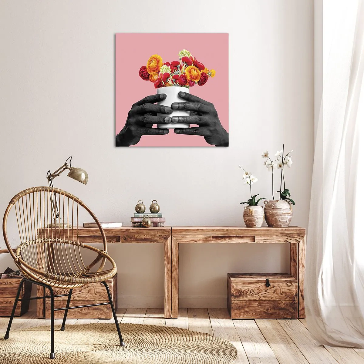 Tablou pe pânză - Apoteoza vieții - 50x50 cm