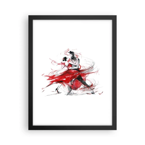 Poster în ramă neagră - Tango - ritmul pasiunii - 30x40 cm