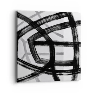 Tablou pe pânză - Construind adâncimea - 40x40 cm