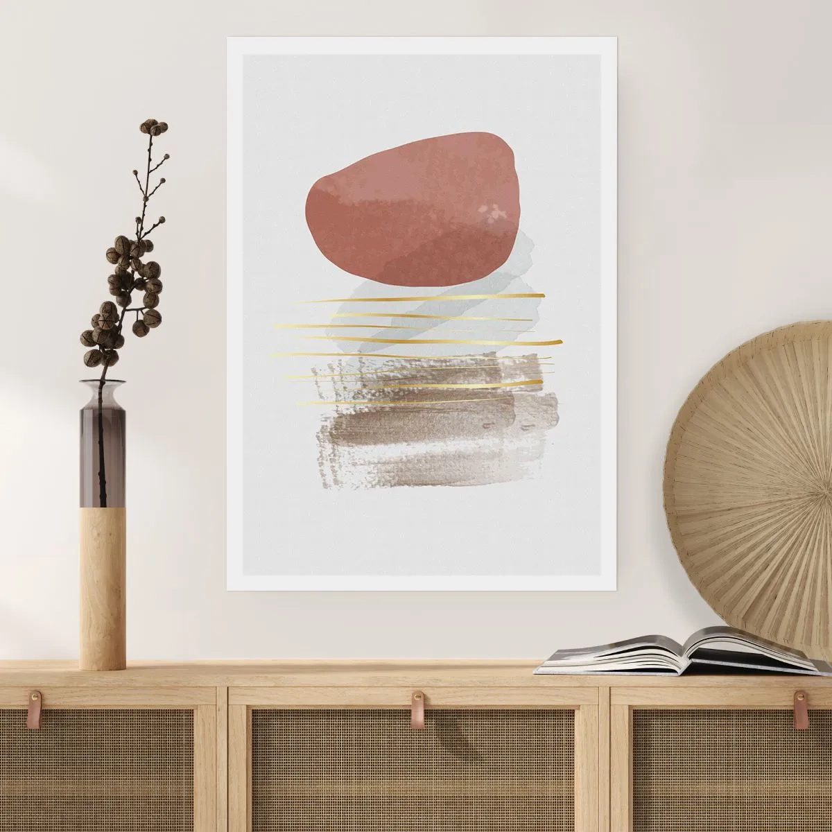 Poster - Colonadă abstractă - 61x91 cm