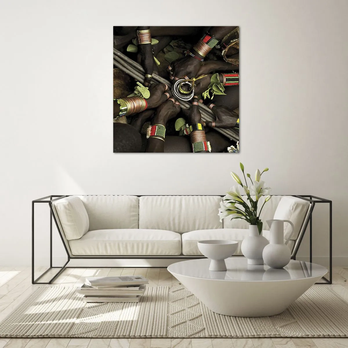 Tablou pe sticlă - Împreună - 50x50 cm