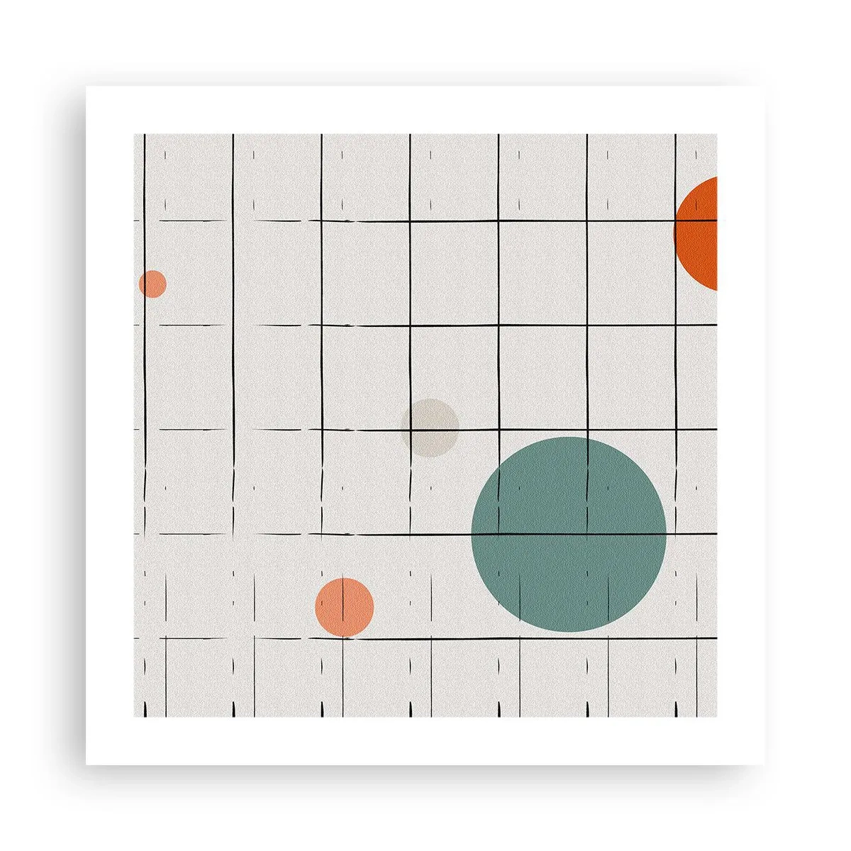 Poster - În capcană. Noi sau ele? - 50x50 cm