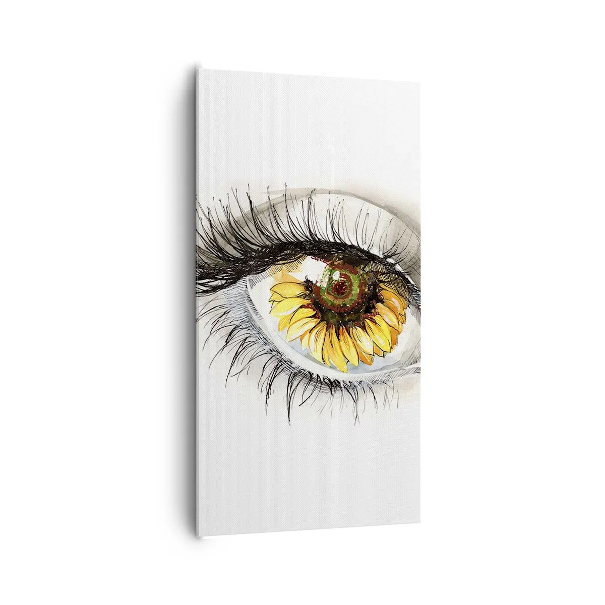 Tablou pe pânză - O privire la fel de fierbinte ca vara - 65x120 cm