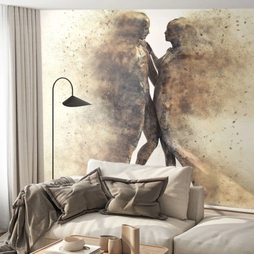 Tapet Premium Sand - Din praf s-au ridicat la iubire - Abstracția, Femeie și Bărbat, Dragoste - 450x315 cm