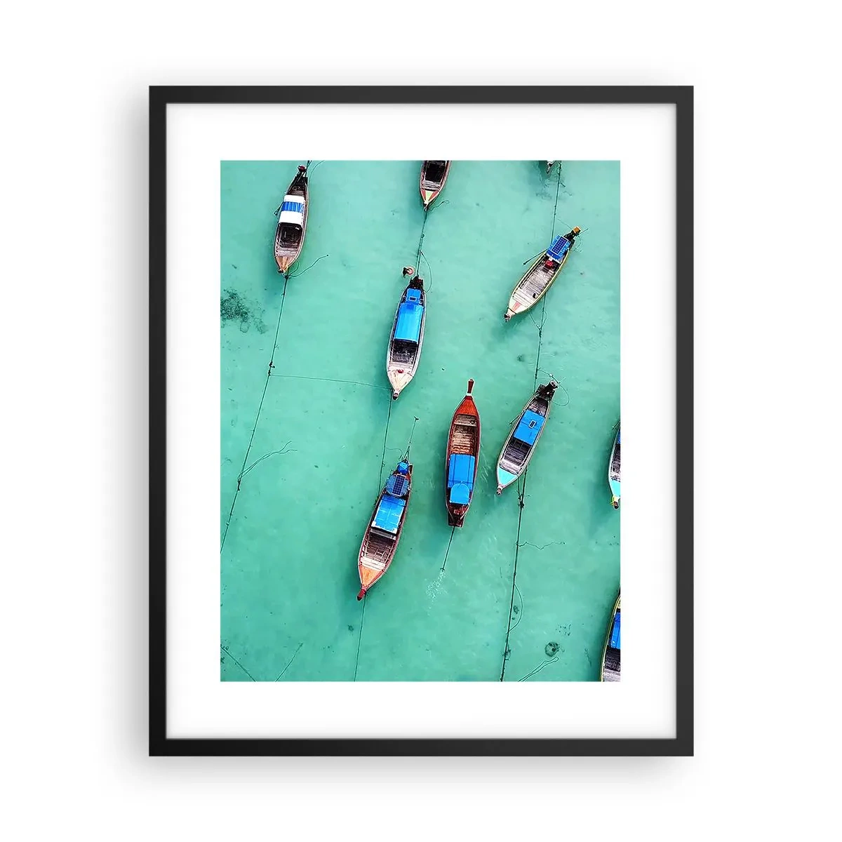 Poster în ramă neagră - În așteptare - 40x50 cm