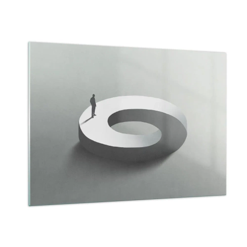 Tablou pe sticlă - Înțelegi ceva? - 100x70 cm