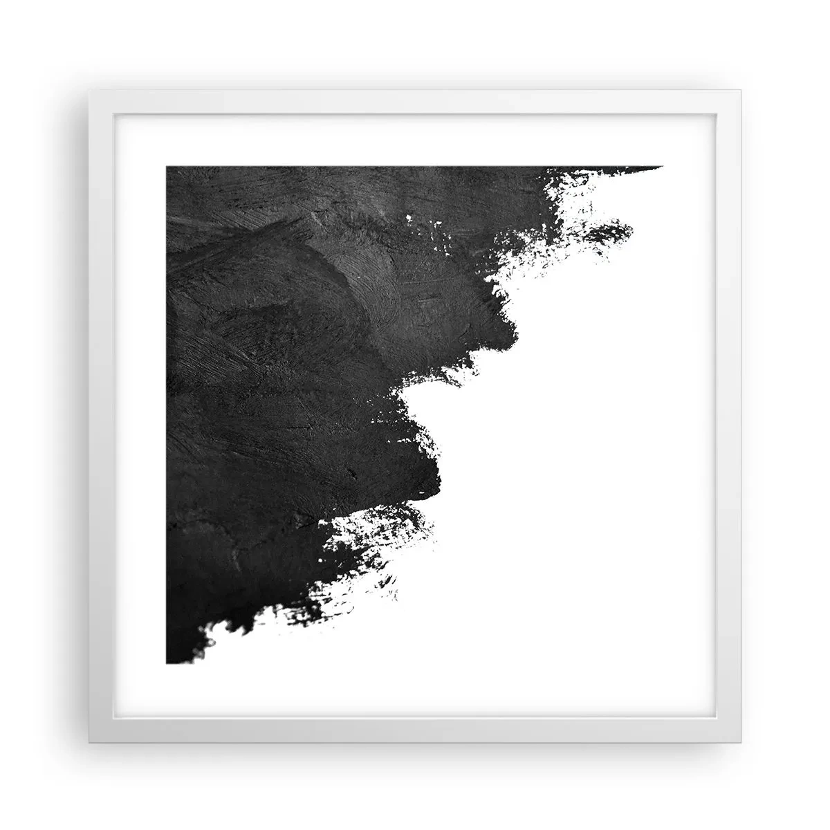 Poster în ramă albă - Elemente: pământ - 40x40 cm