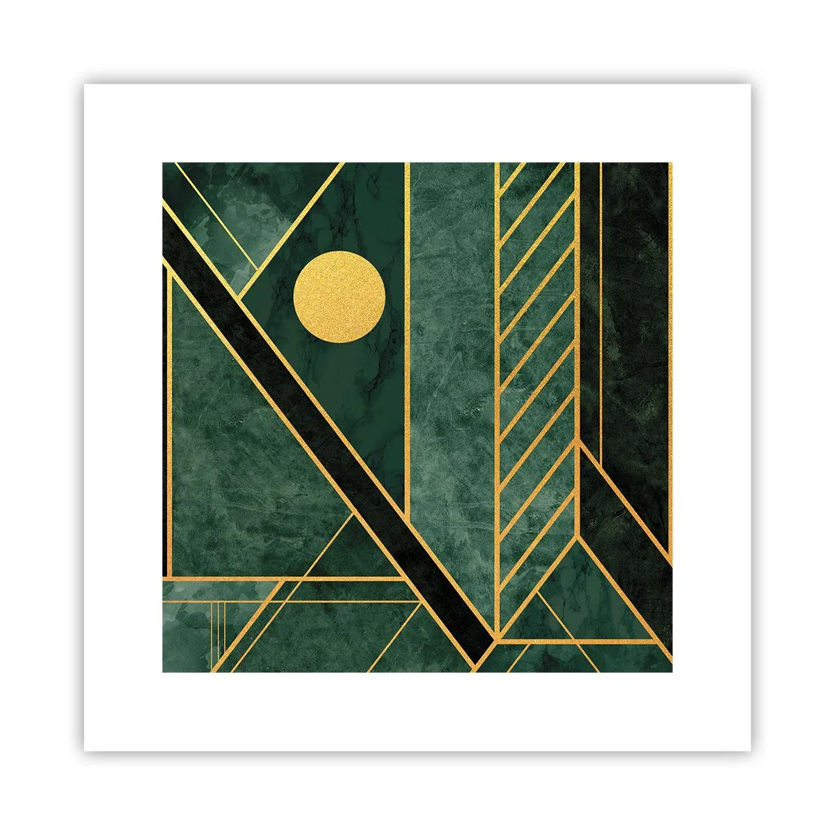 Poster - Dinamica aurului și a azurului - 30x30 cm