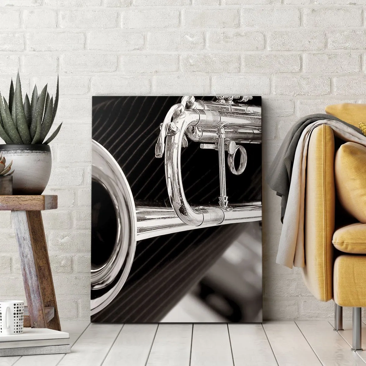 Tablou pe pânză - O călătorie muzicală în anii `30 - 45x80 cm