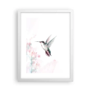 Poster în ramă albă - Oprit în mișcare - 30x40 cm