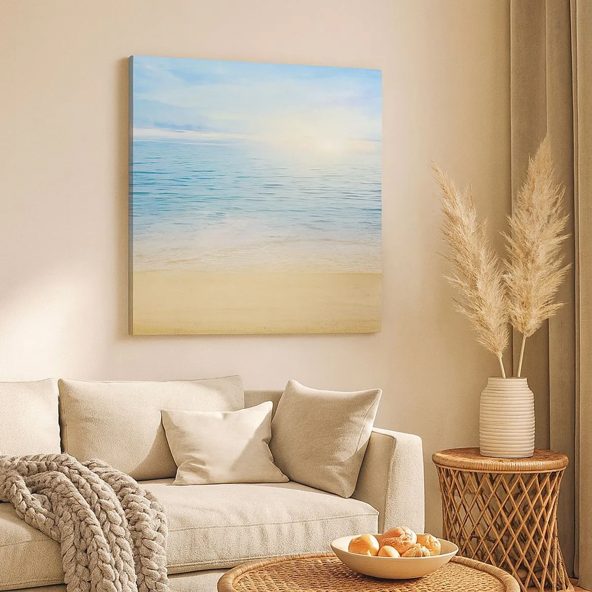 Tablou pe pânză - Marele albastru - 30x30 cm