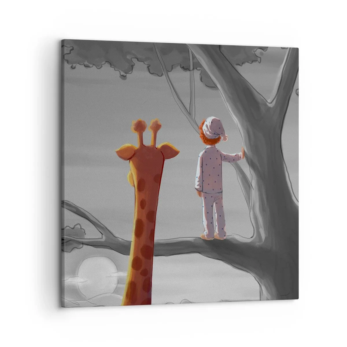 Tablou pe pânză - Acest lucru se întâmplă cu adevărat - 50x50 cm