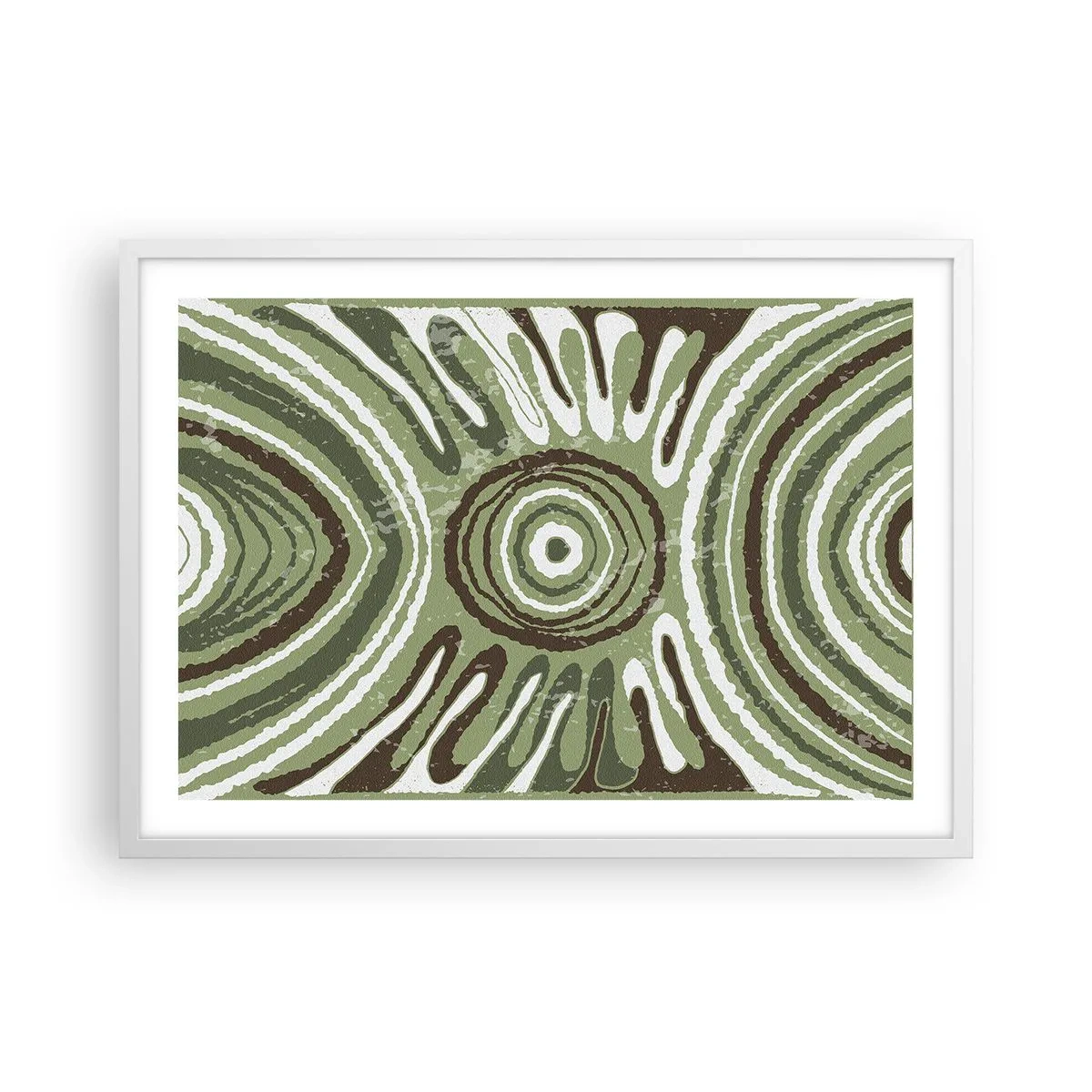 Poster în ramă albă - Explozie de emoții - 70x50 cm