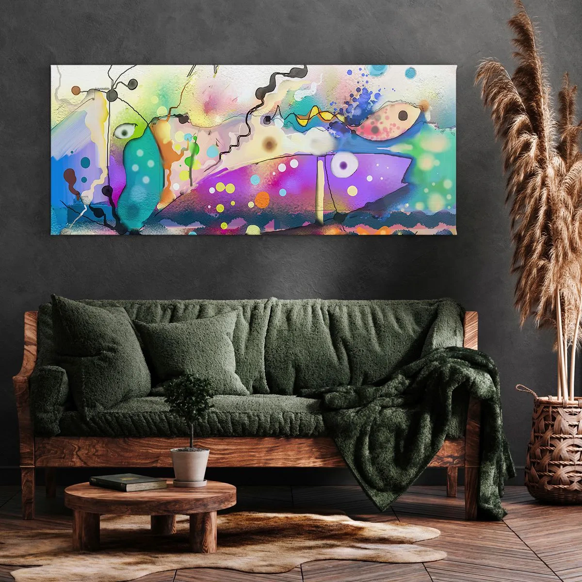 Tablou pe pânză - Fără cuvinte! - 100x40 cm