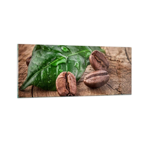 Tablou pe sticlă - Cea mai adevărată și închisă la culoare - 100x40 cm