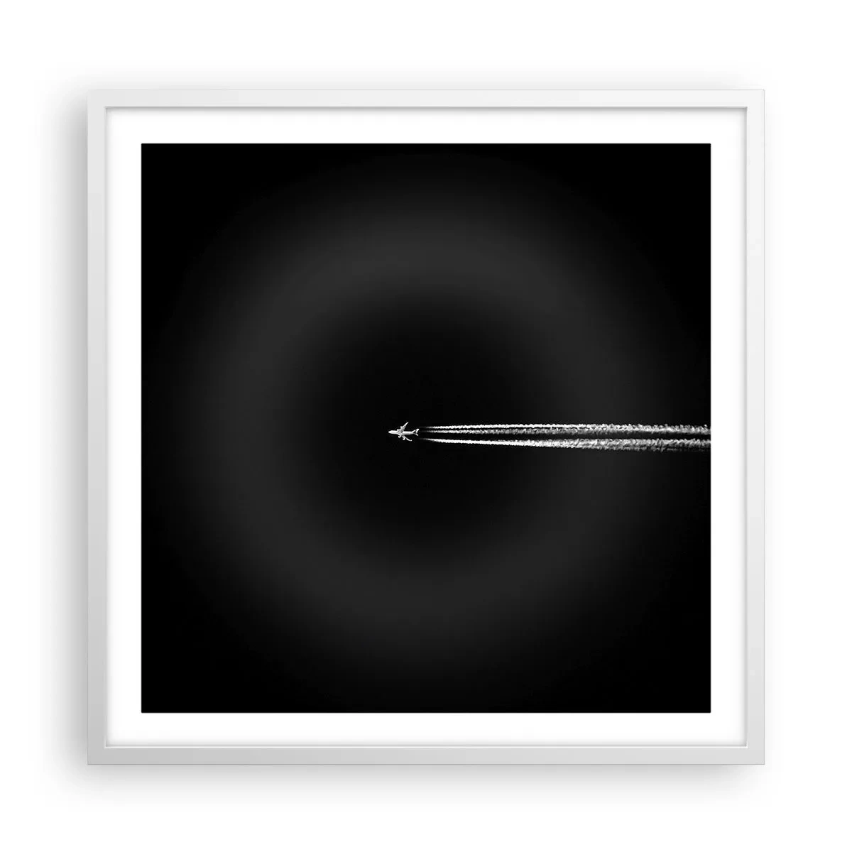 Poster în ramă albă - Într-o altă dimensiune - 60x60 cm