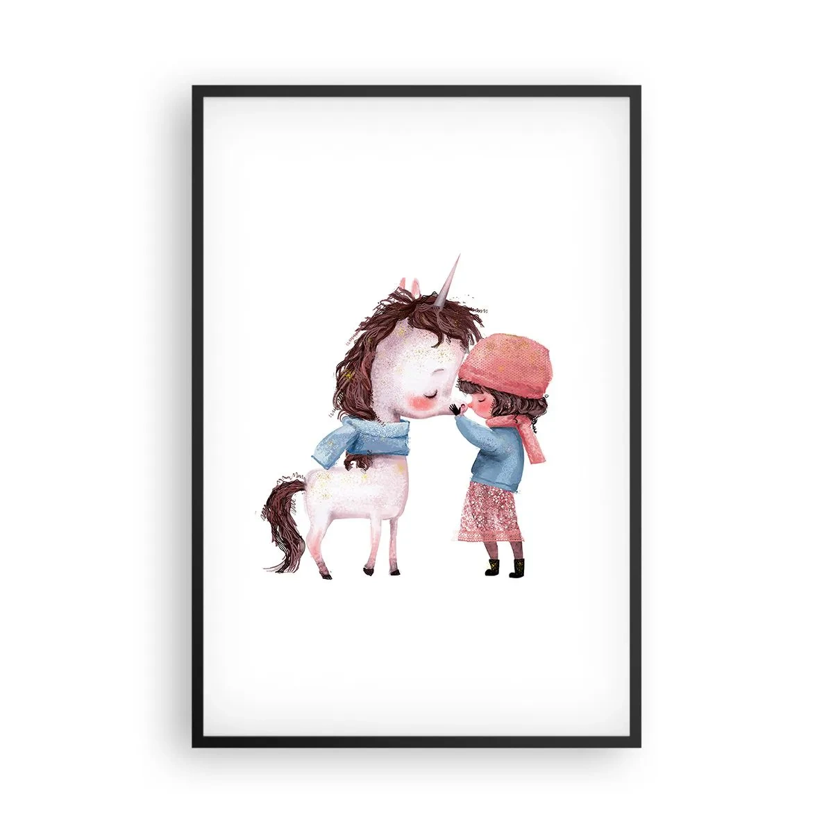 Poster în ramă neagră - O poveste de iarnă - 61x91 cm