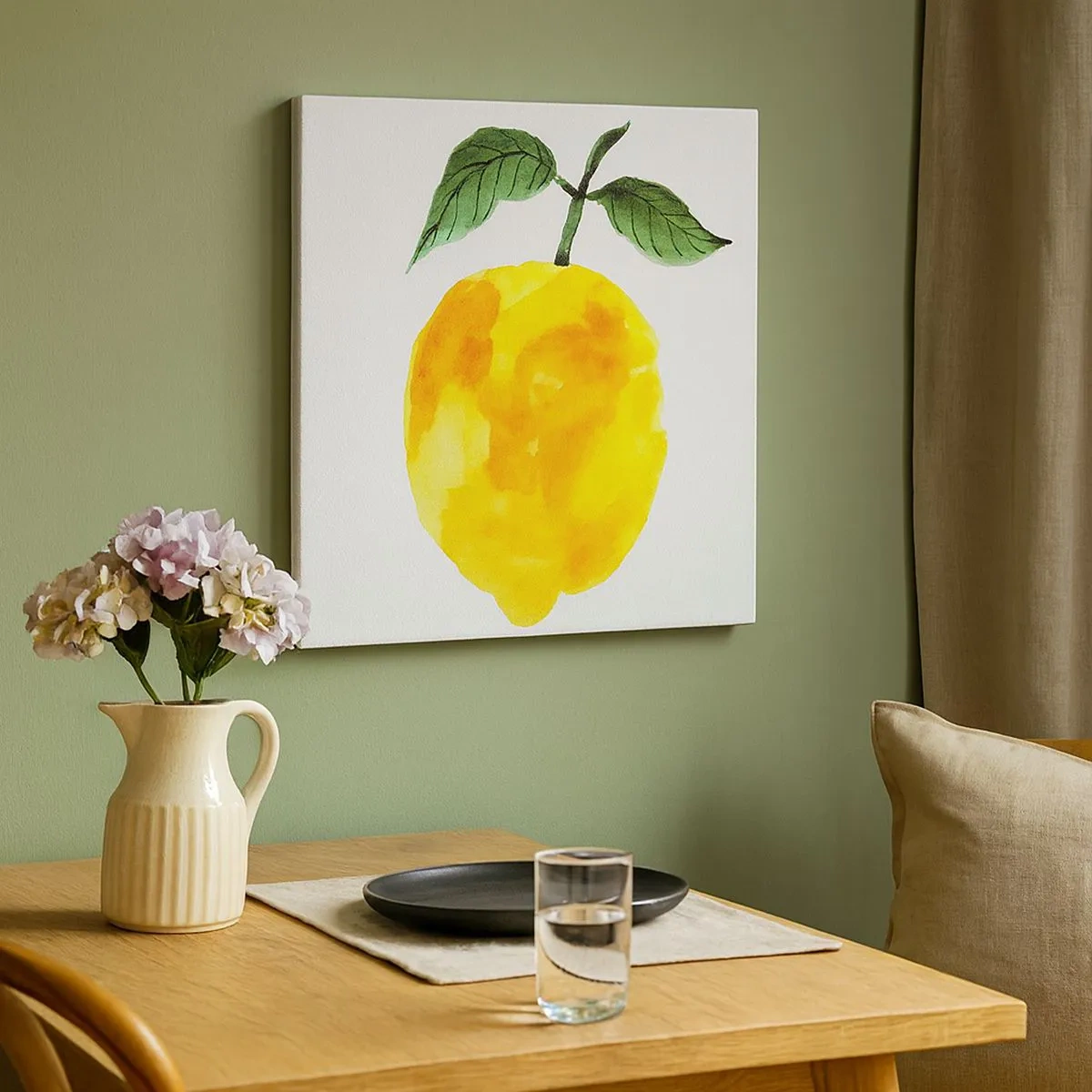 Tablou pe pânză - Cum să simțiți gustul soarelui - 30x30 cm