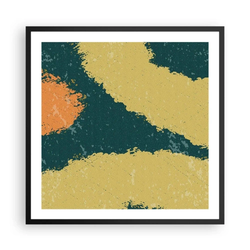 Poster în ramă neagră - Abstracție - în slow motion - 60x60 cm