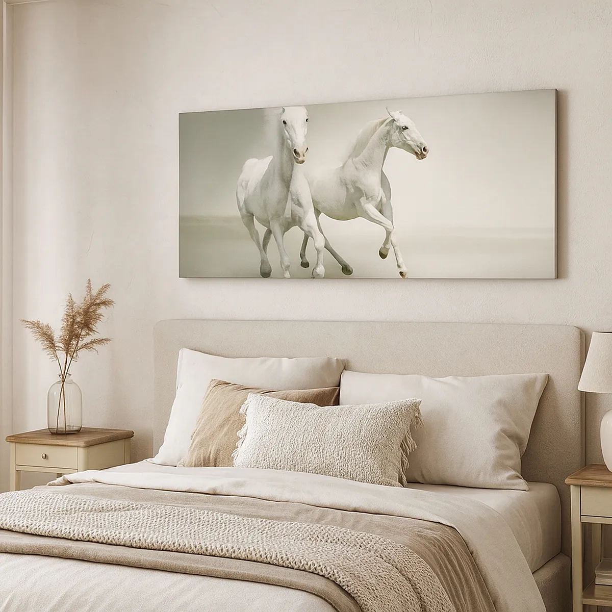 Tablou pe pânză - White power! - 30x30 cm