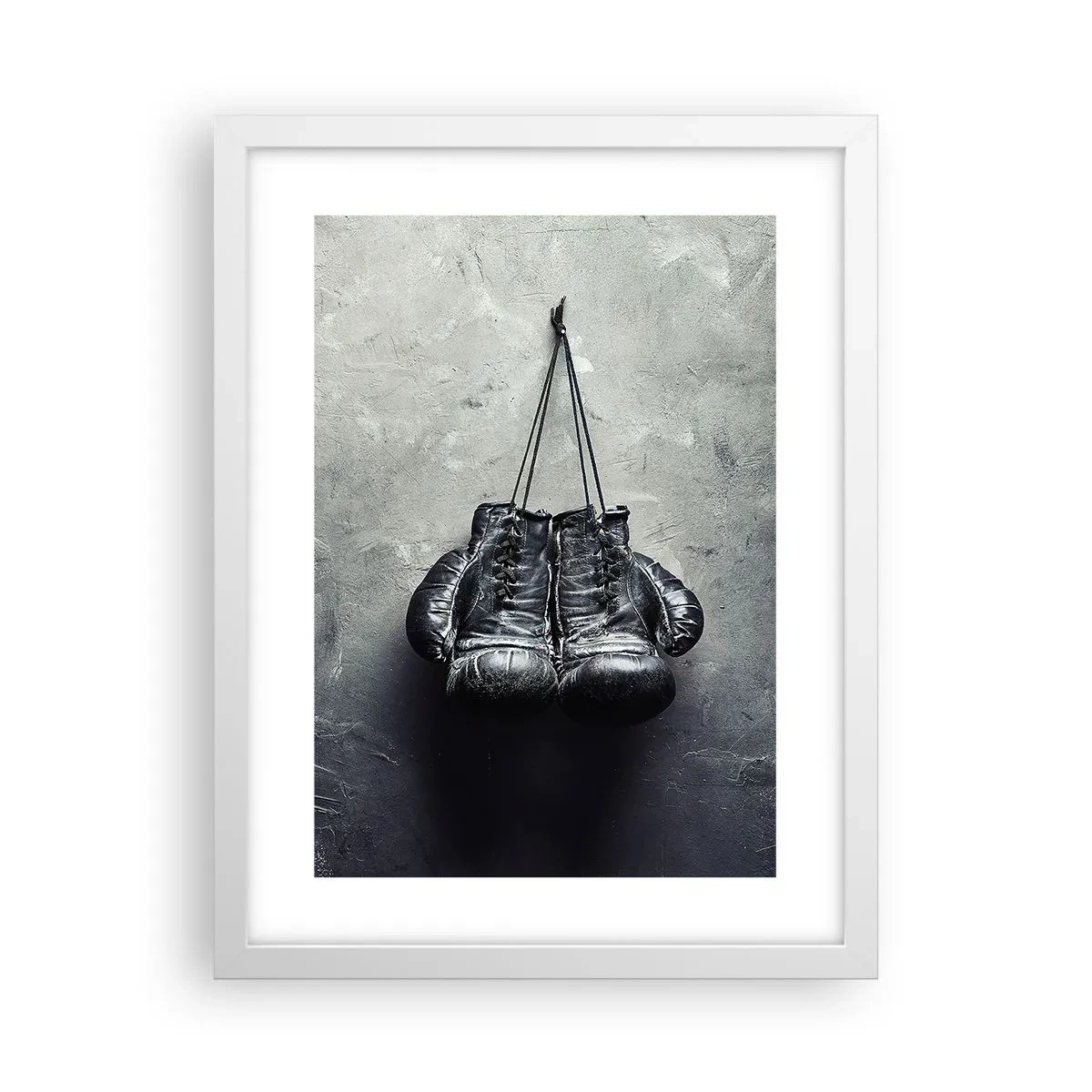 Poster în ramă albă - Timp de luptă și timp de pace - 30x40 cm