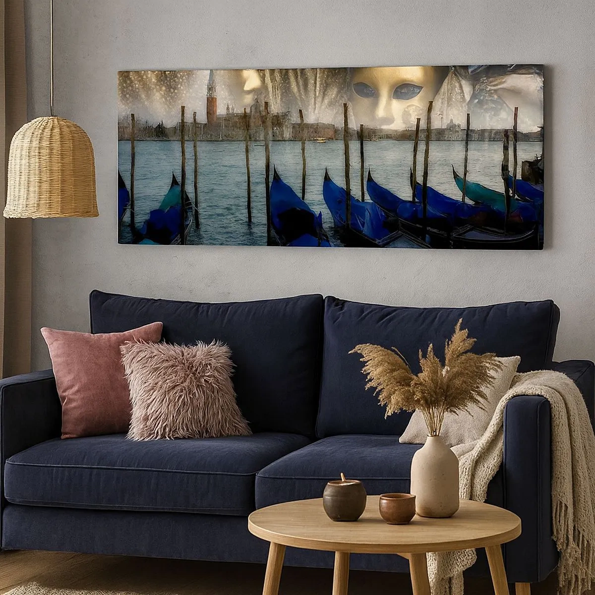 Tablou pe pânză - Să înceapă carnavalul - 100x40 cm