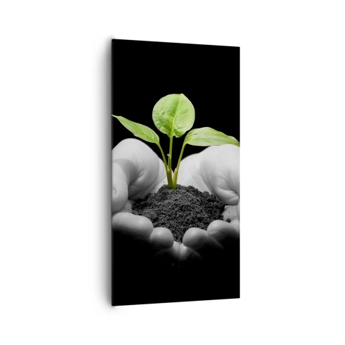 Tablou pe pânză - Iubesc natura, o protejez - 65x120 cm