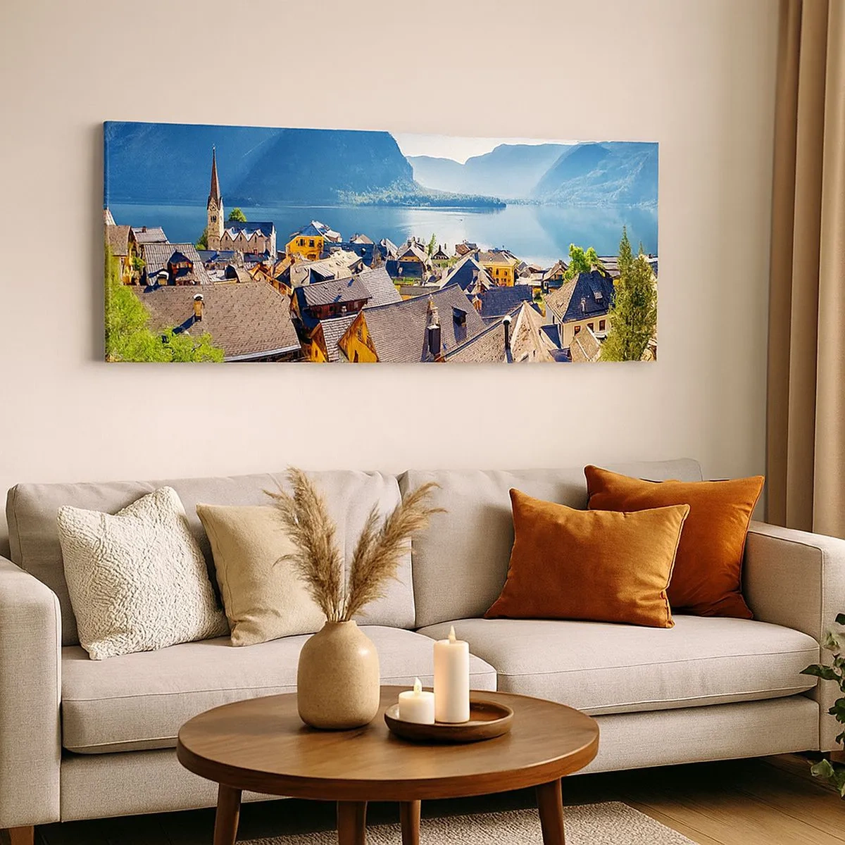 Tablou pe pânză - Nici că se putea mai pitoresc - 100x40 cm