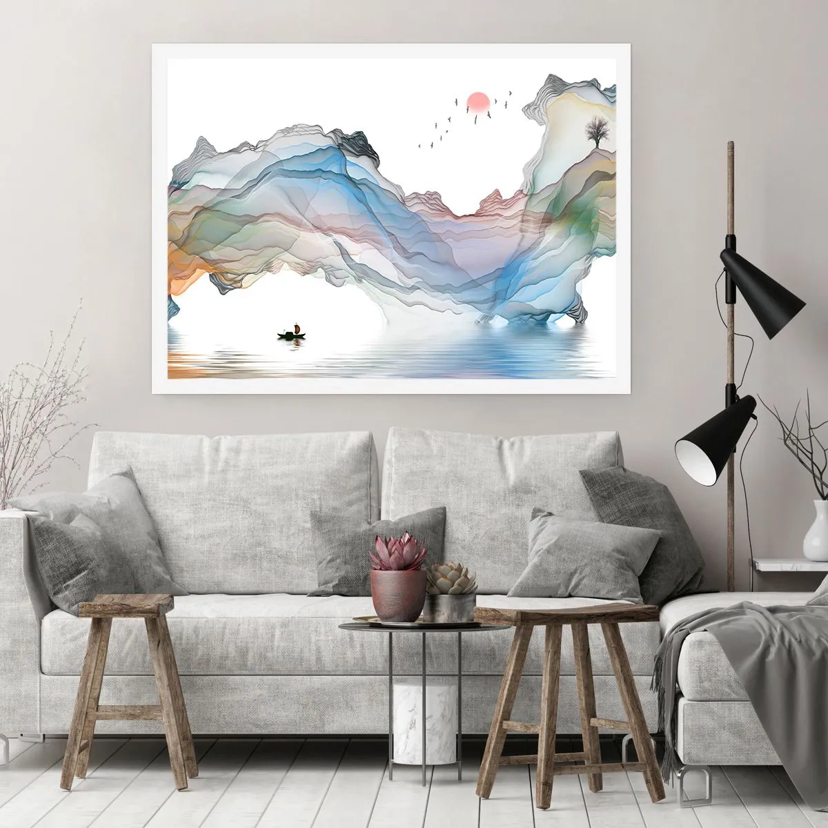 Poster - Spre munții de cristal - 50x40 cm