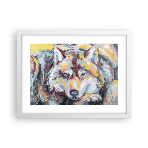 Poster în ramă albă - Pace pentru cel drag - 40x30 cm