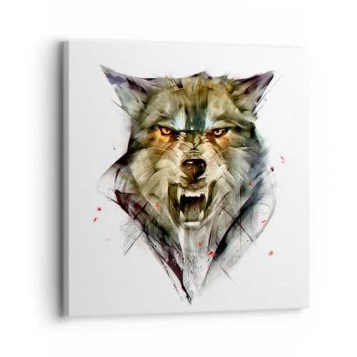 Tablou pe pânză - Nici un pas! - 30x30 cm