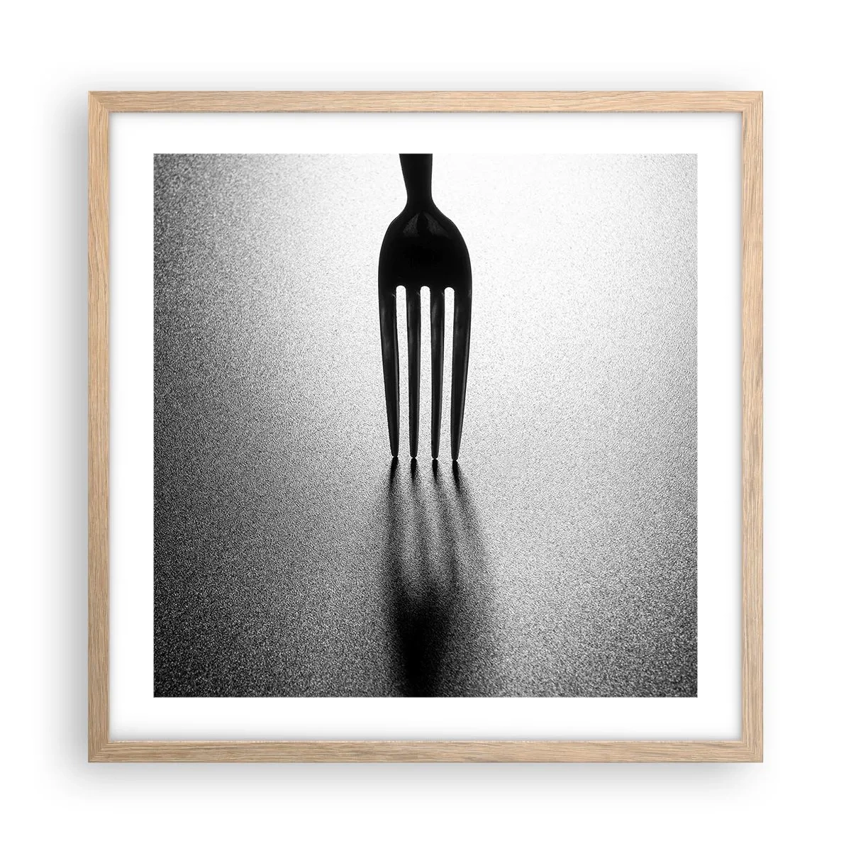 Poster în ramă de stejar deschis - Lumină și umbră - 50x50 cm