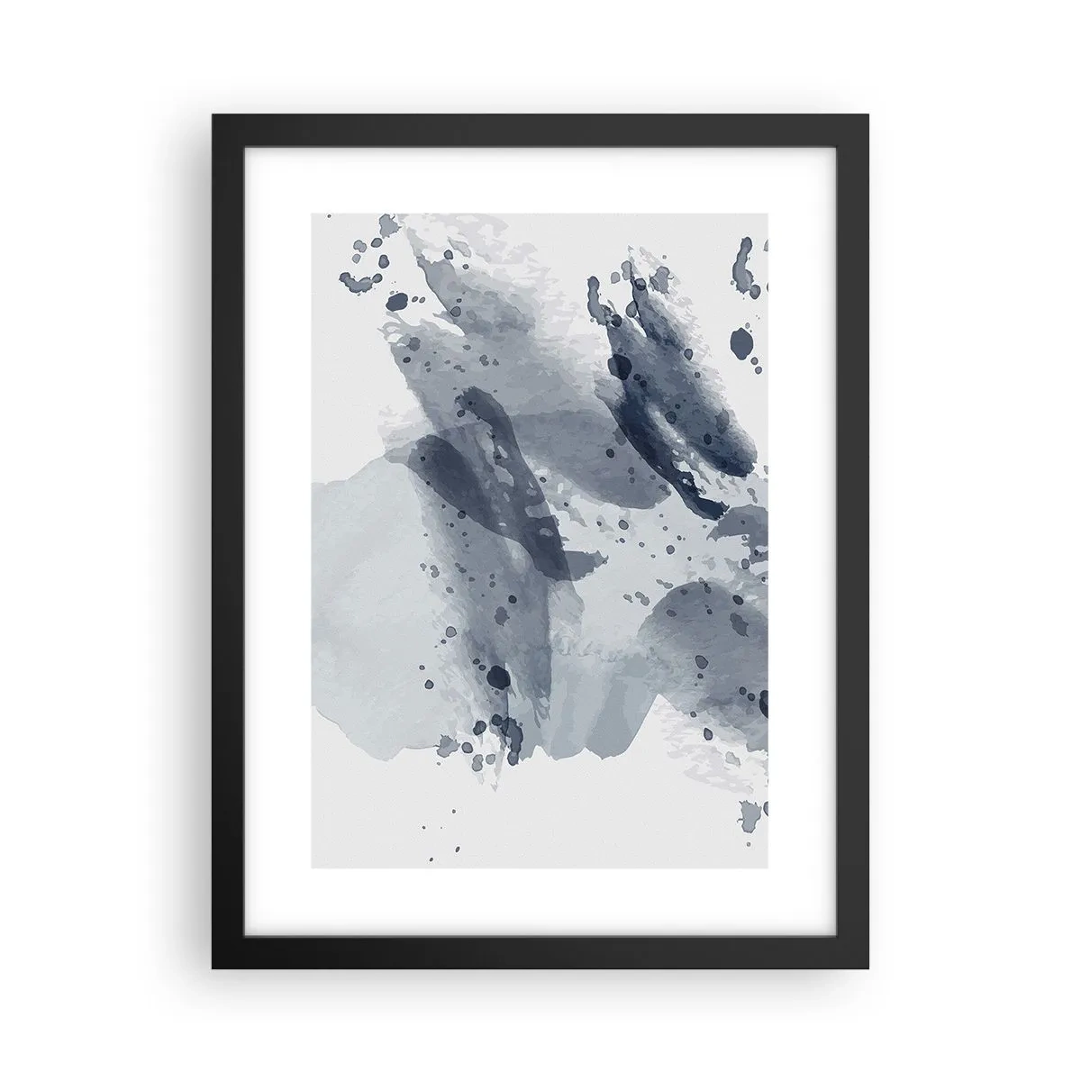 Poster în ramă neagră - Un studiu al naturii de apă - 30x40 cm