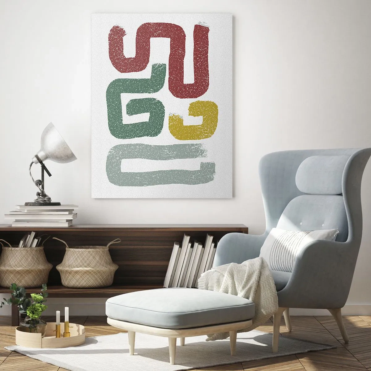 Tablou pe sticlă - Într-o limbă necunoscută - 70x100 cm