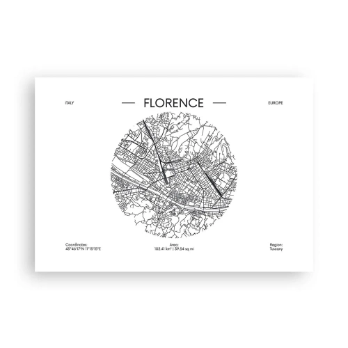 Poster - Anatomia Florenței - 100x70 cm
