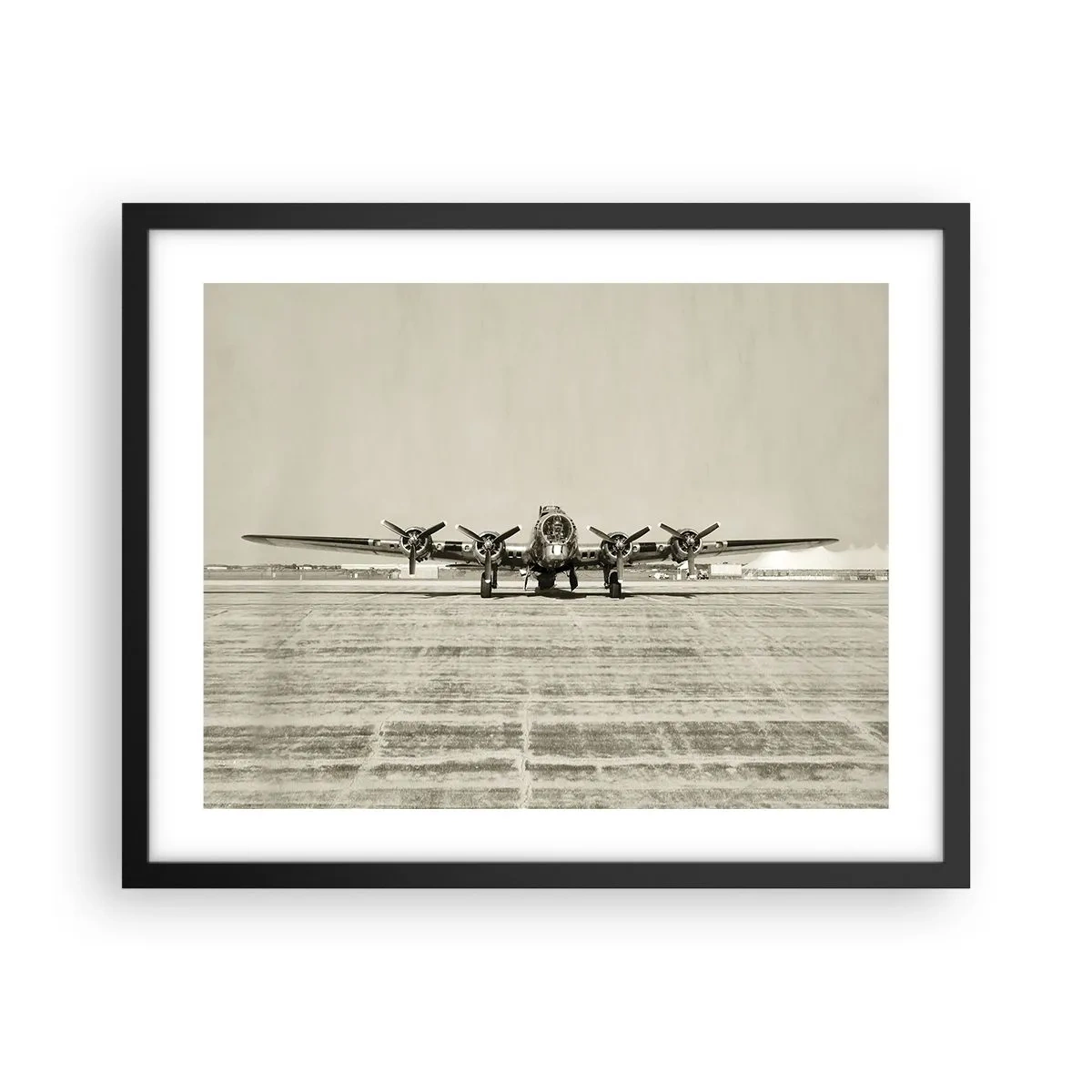 Poster în ramă neagră - Pregătit, ca întotdeauna - 50x40 cm