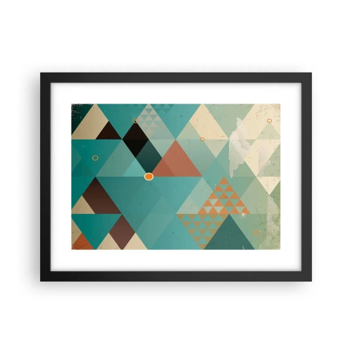 Poster în ramă neagră - Unitatea multiplicității, multiplicitatea unității - 40x30 cm