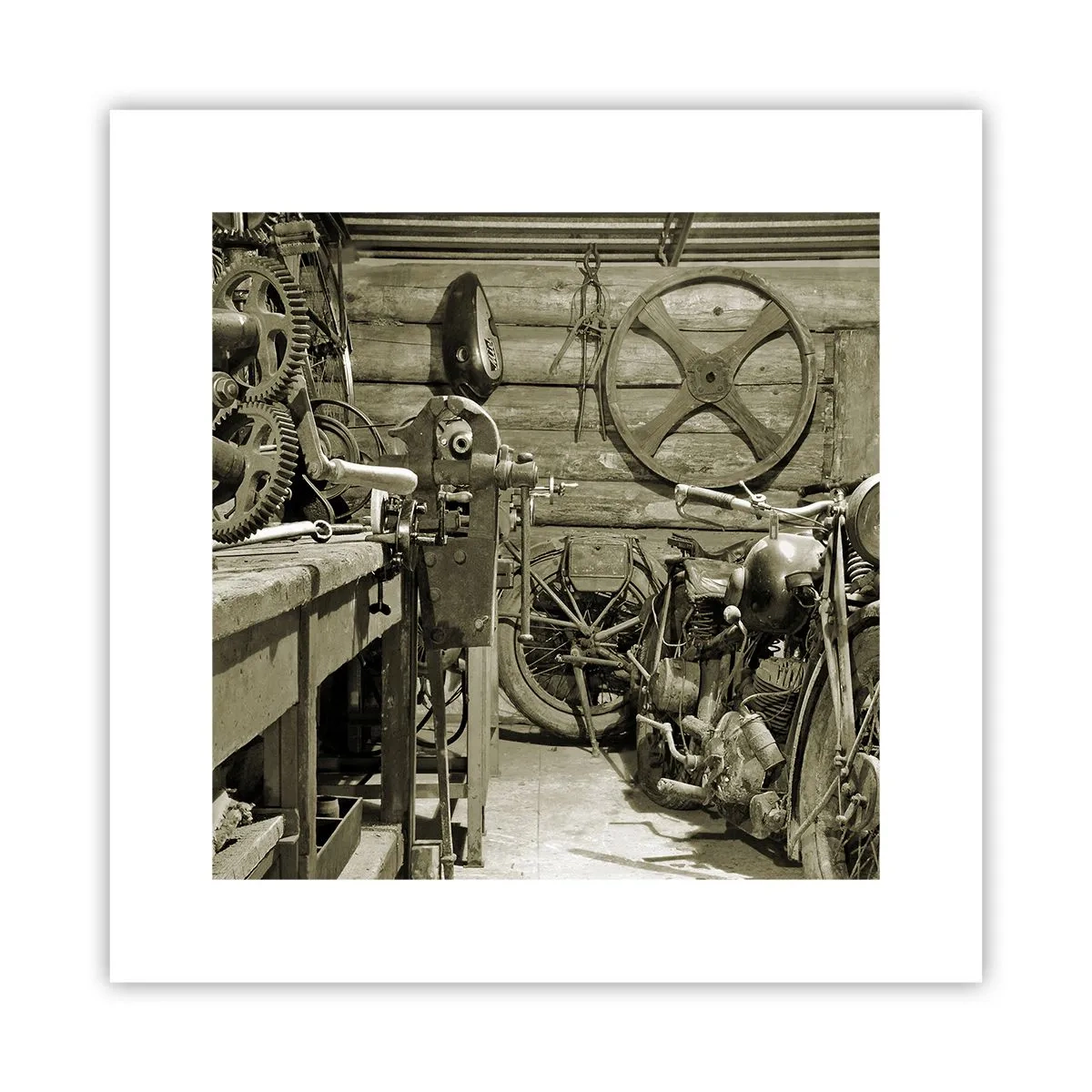 Poster - În șopronul unchiului Vlad - 30x30 cm