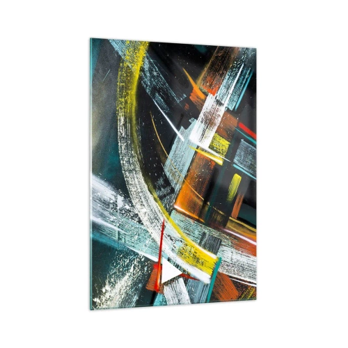 Tablou pe sticlă - Energia în mișcare - 70x100 cm