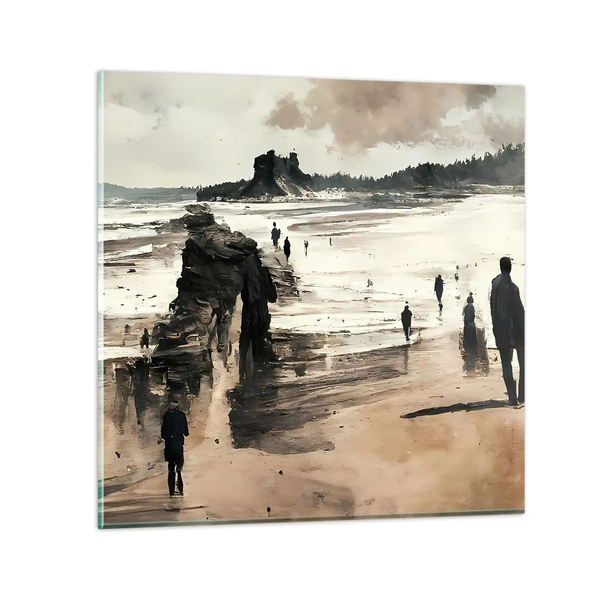 Tablou pe sticlă - Reamintiți - 60x60 cm