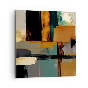 Tablou pe pânză - Abstracția - lumină și umbră - 60x60 cm